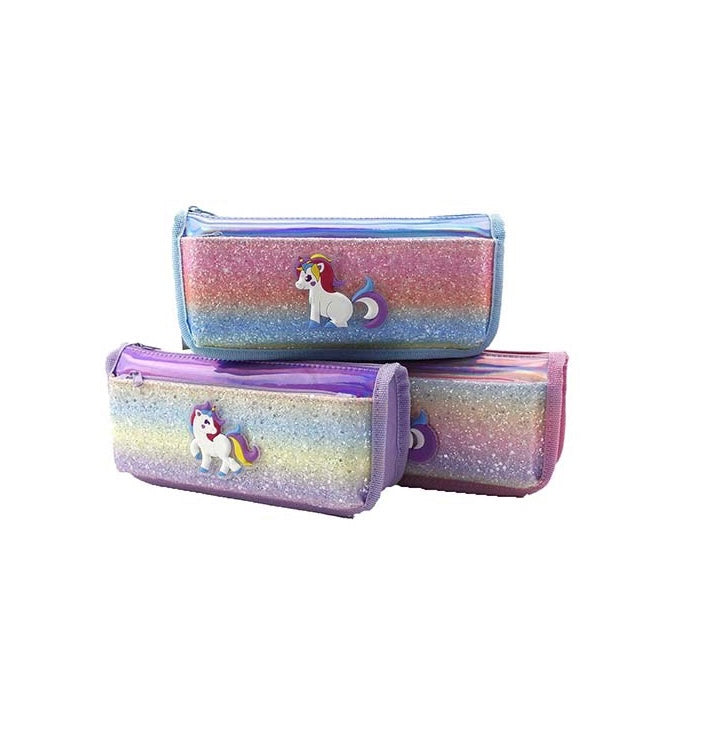 Belachica Unicorn Sparkly Pencil Case