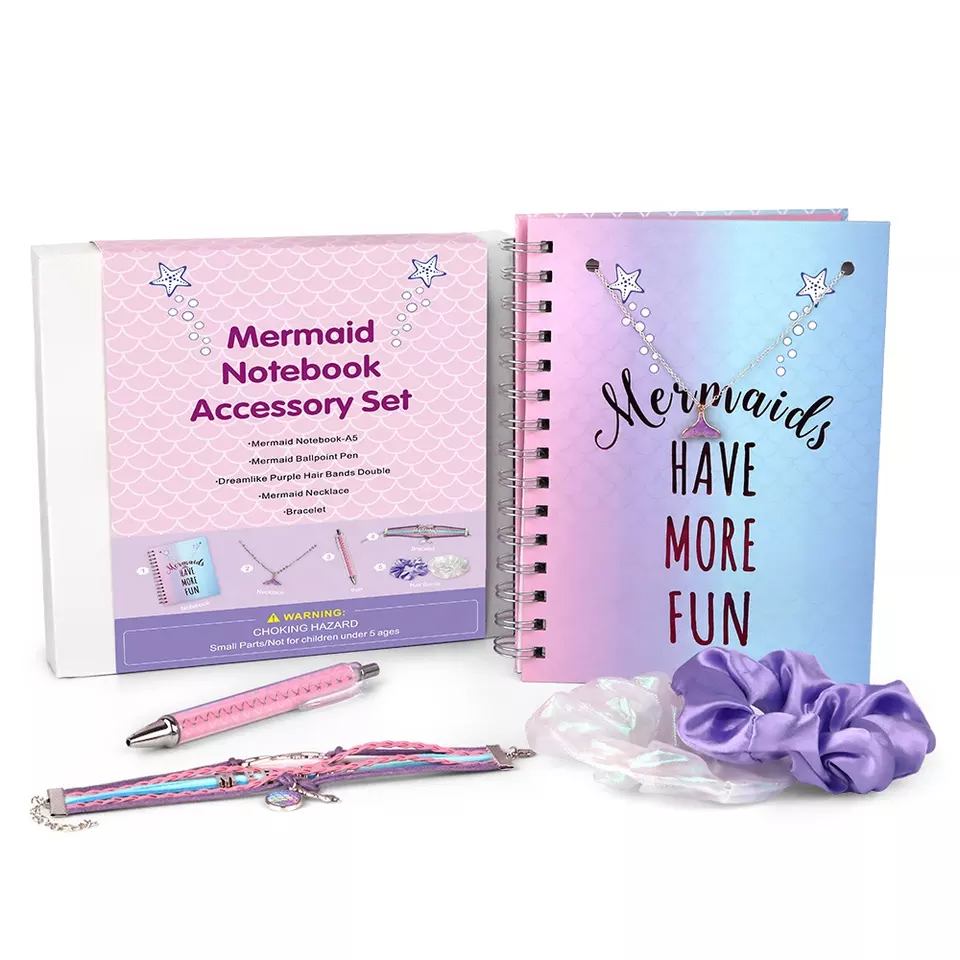 Teling 24 Pcs Mermaid Pen and Notebook 5 Inches 12 Cute Mermaid Scale  Notepads 12 Black Pen for Mermaid Birthday Decorations, Party Favors, Kids  Girls School Supplies (Stylish) - Yahoo Shopping