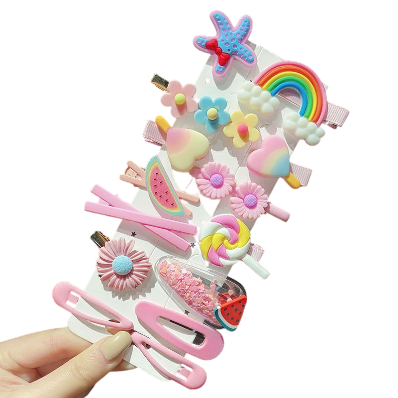 Pink Multipack Hair Clips