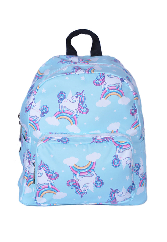 Printed Unicorn Rainbow Backpack
